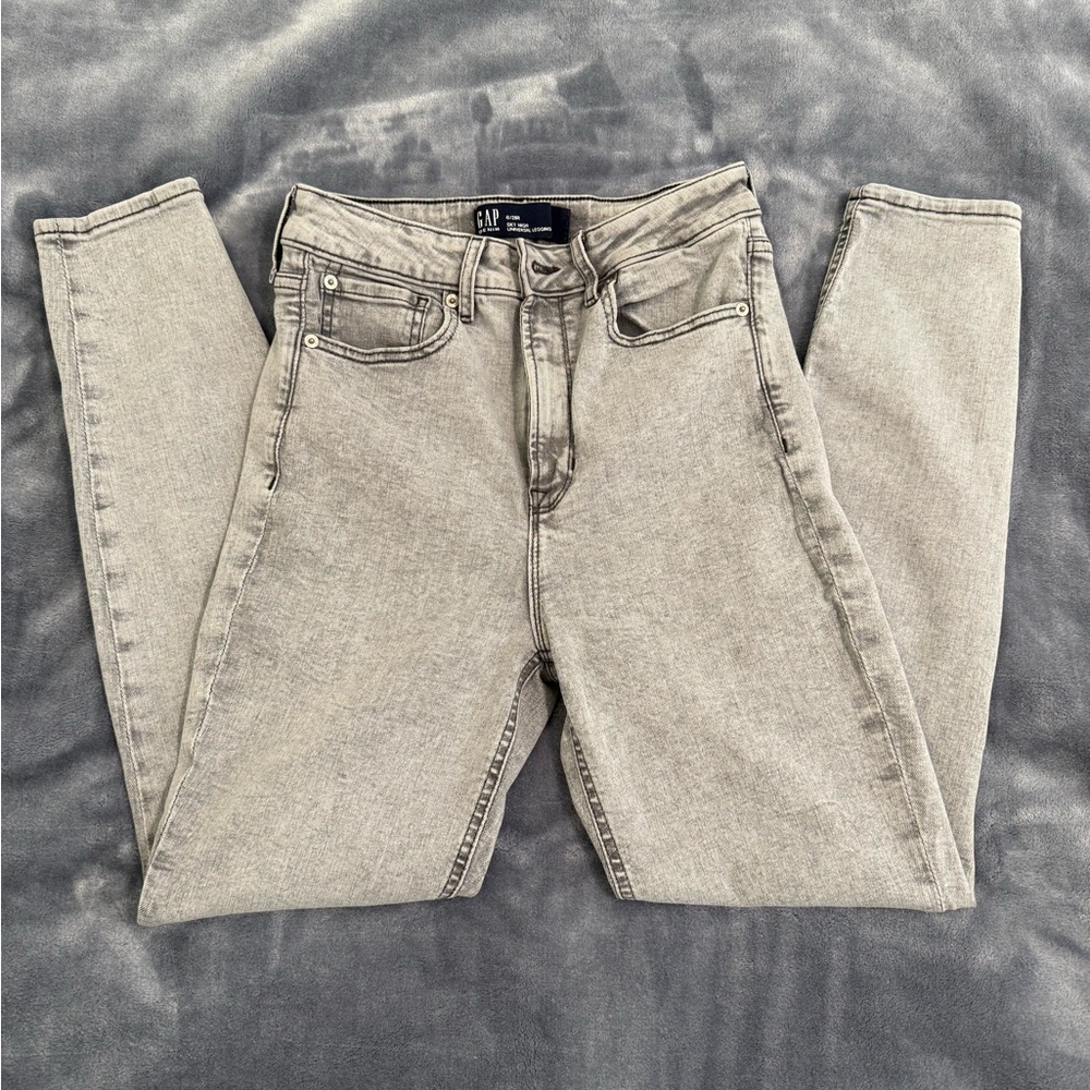 GAP Women's Light Gray Skinny Jeans